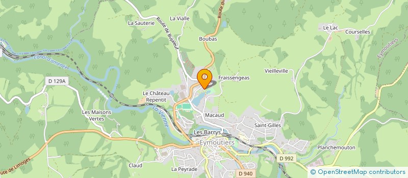 localisation de l'entreprise MADAME FLORENCE BOUDESSEUL  CHAMBERET