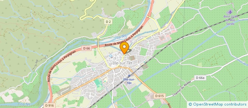 localisation de l'entreprise MADAME FLORENCE BOUGHAFALA à ILLE-SUR-TET