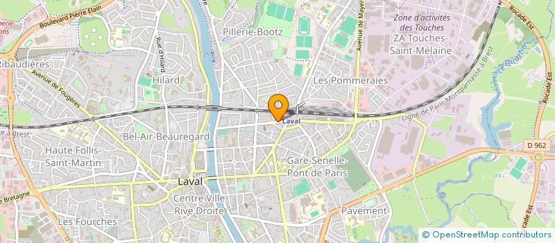 localisation de l'entreprise MADAME FLORENCE BOULAY  LAVAL