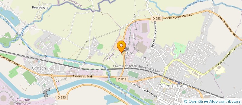 localisation de l'entreprise MADAME FLORENCE BOURGEAT à VALENCE