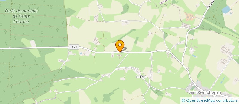 localisation de l'entreprise MADAME FLORENCE BOURGOIN  SAINT SYMPHORIEN