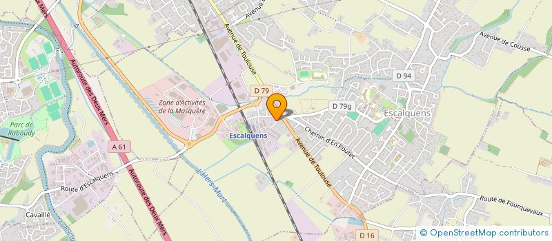localisation de l'entreprise MADAME FLORENCE BOURIQUIN  ESCALQUENS