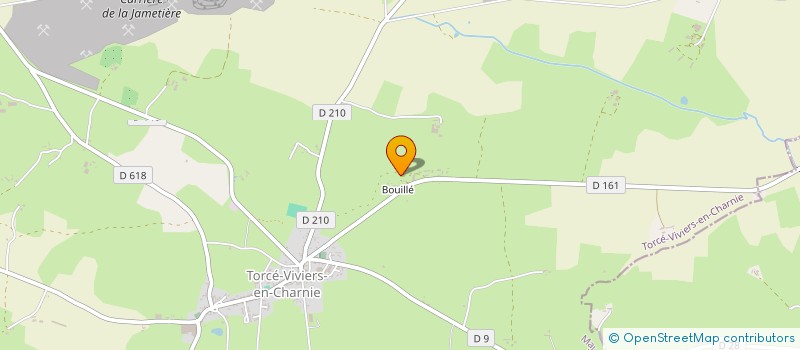 localisation de l'entreprise MADAME FLORENCE BOURNE  TORCE-VIVIERS-EN-CHARNIE