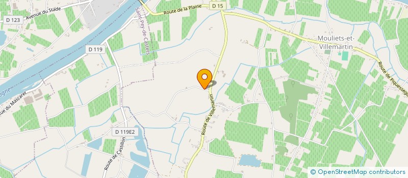 localisation de l'entreprise MADAME FLORENCE BOURNERIE  MOULIETS-ET-VILLEMARTIN