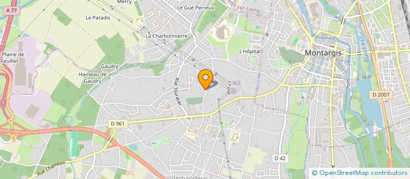 localisation de l'entreprise MADAME FLORENCE BOURSIER à VILLEMANDEUR