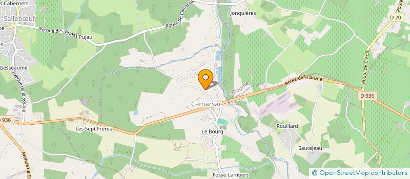 localisation de l'entreprise MADAME FLORENCE BOUSSAROQUE  CAMARSAC