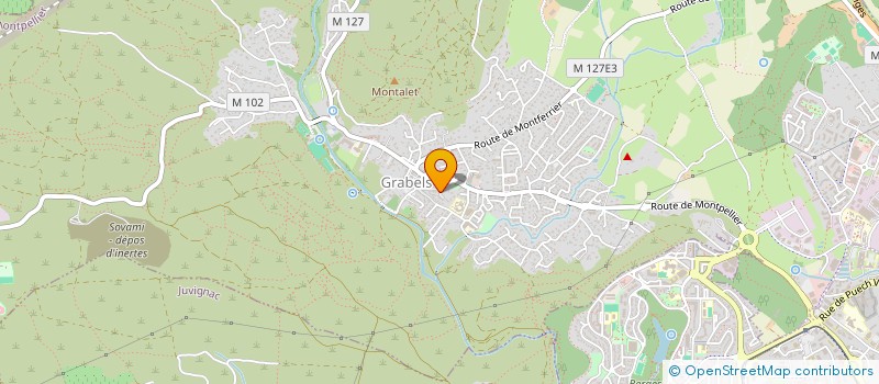 localisation de l'entreprise MADAME FLORENCE BOUTRELLE  GRABELS