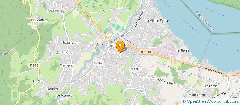 localisation de l'entreprise MADAME FLORENCE BOUVIER  SAINT-JORIOZ