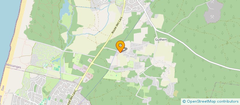 localisation de l'entreprise MADAME FLORENCE BOUYRIE  MESSANGES