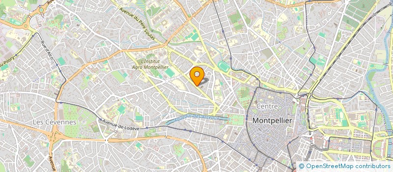 localisation de l'entreprise MADAME FLORENCE BOUZAT à MONTPELLIER