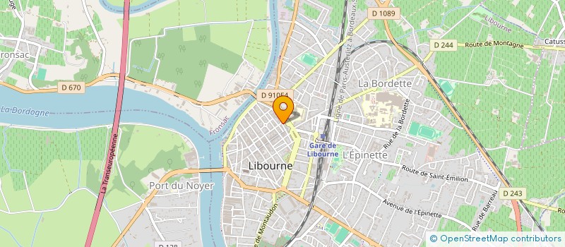 localisation de l'entreprise MADAME FLORENCE BOYE à LIBOURNE