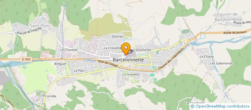 localisation de l'entreprise MADAME FLORENCE BRESSON  BARCELONNETTE