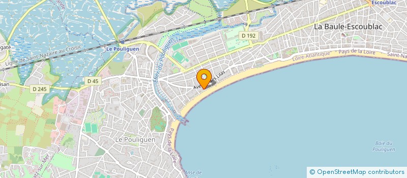 localisation de l'entreprise MADAME FLORENCE BRETECHE à LA BAULE-ESCOUBLAC