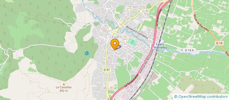 localisation de l'entreprise MADAME FLORENCE BRICHET  CUERS