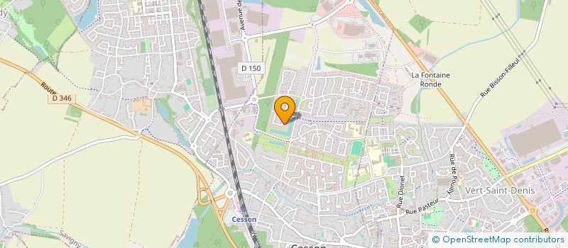 localisation de l'entreprise MADAME FLORENCE BRIDAULT  CESSON