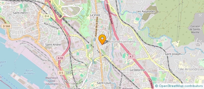 localisation de l'entreprise MADAME FLORENCE BRISSON à MARSEILLE 15EME