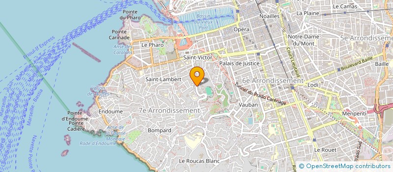 localisation de l'entreprise MADAME FLORENCE BRIZAUT à MARSEILLE