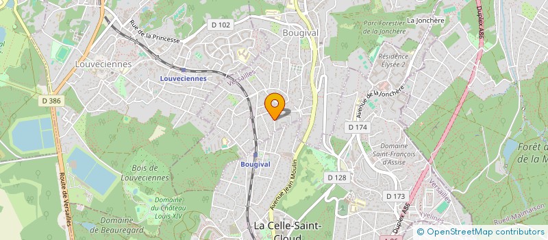 localisation de l'entreprise MADAME FLORENCE BROSSARD à BOUGIVAL