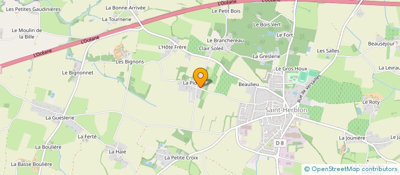 localisation de l'entreprise MADAME FLORENCE BROSSAULT  VAIR-SUR-LOIRE