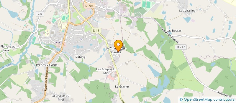 localisation de l'entreprise MADAME FLORENCE BROSSET  SAINT-YRIEIX-LA-PERCHE