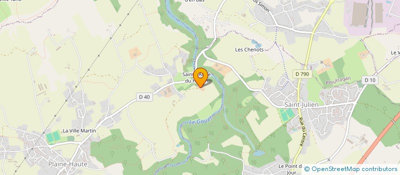 localisation de l'entreprise MADAME FLORENCE BROUSSARD  PLAINE-HAUTE