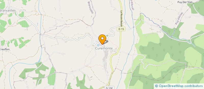 localisation de l'entreprise MADAME FLORENCE BROUSSE  CUREMONTE
