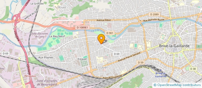 localisation de l'entreprise MADAME FLORENCE BRUNI à BRIVE-LA-GAILLARDE