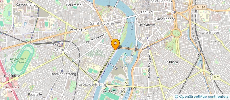 localisation de l'entreprise MADAME FLORENCE BRUSTEL à TOULOUSE