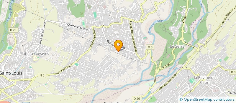 localisation de l'entreprise MADAME FLORENCE BRUTIER  SAINT-LOUIS