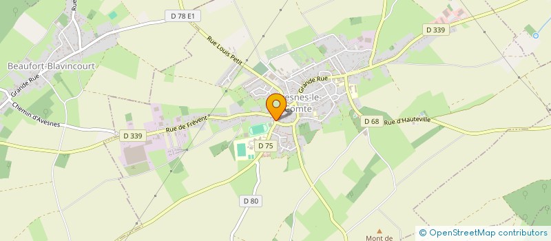 localisation de l'entreprise MADAME FLORENCE BUNEAU  AVESNES-LE-COMTE