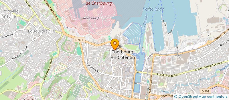 localisation de l'entreprise MADAME FLORENCE BURNOUF à CHERBOURG-EN-COTENTIN