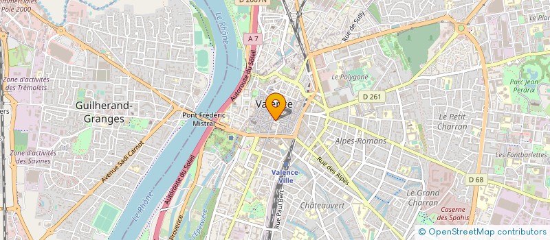 localisation de l'entreprise MADAME FLORENCE BUSSEUIL  VALENCE