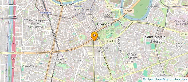 localisation de l'entreprise MADAME FLORENCE CACHEUX à GRENOBLE