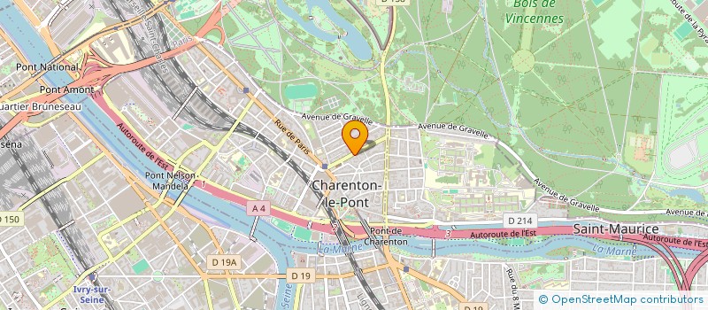 localisation de l'entreprise MADAME FLORENCE CADIEU à CHARENTON-LE-PONT