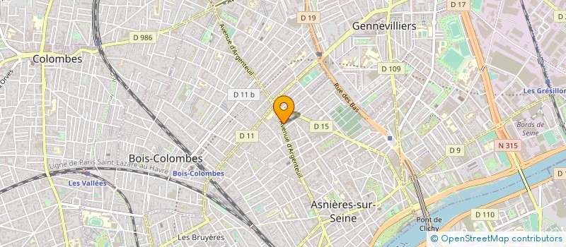 localisation de l'entreprise MADAME FLORENCE CAILLY à ASNIERES-SUR-SEINE