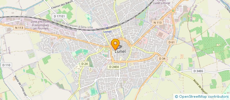 localisation de l'entreprise MADAME FLORENCE CAIRELLO  LUNEL