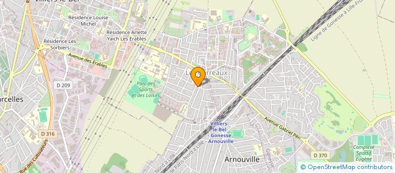 localisation de l'entreprise MADAME FLORENCE CALASIN  VILLIERS-LE-BEL