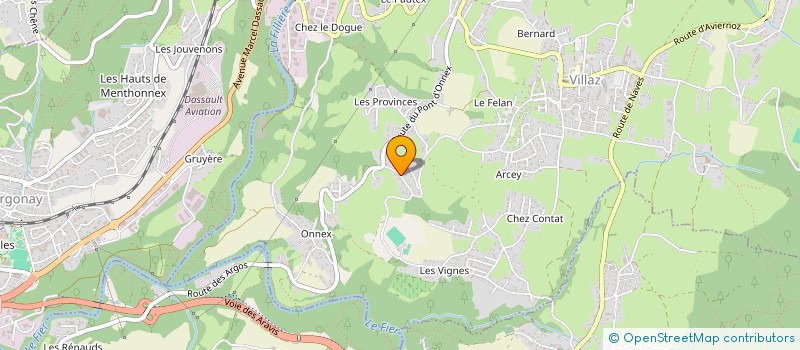 localisation de l'entreprise MADAME FLORENCE CALENDRAY  VILLAZ