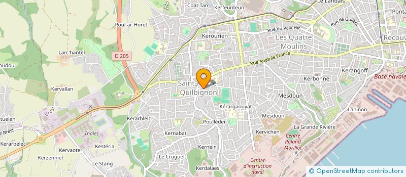 localisation de l'entreprise MADAME FLORENCE CAM à BREST