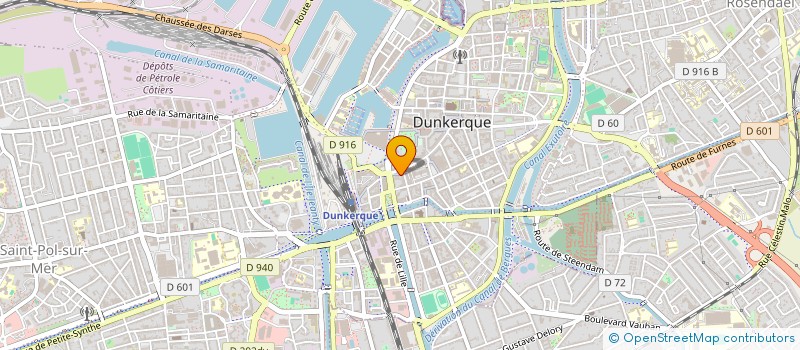 localisation de l'entreprise MADAME FLORENCE CANAGUIER à DUNKERQUE