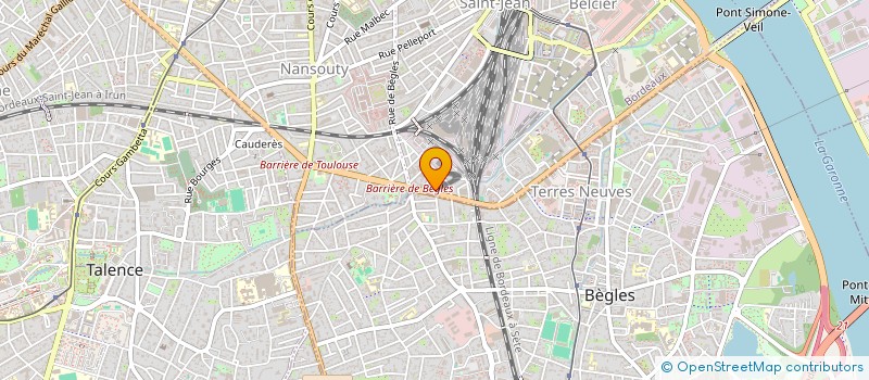 localisation de l'entreprise MADAME FLORENCE CARBONNAUX  BORDEAUX