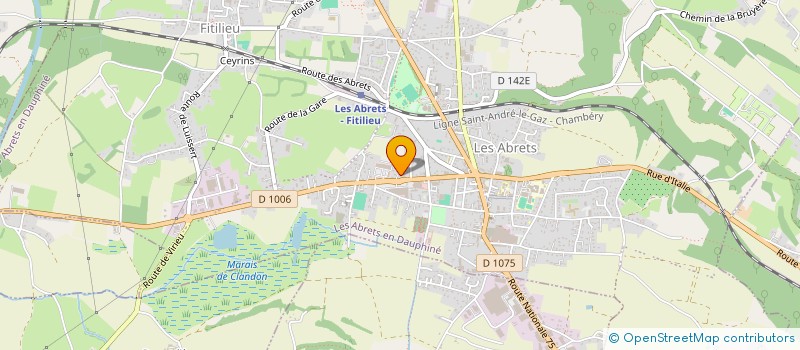 localisation de l'entreprise MADAME FLORENCE CARDAIRE  LES ABRETS-EN-DAUPHINE