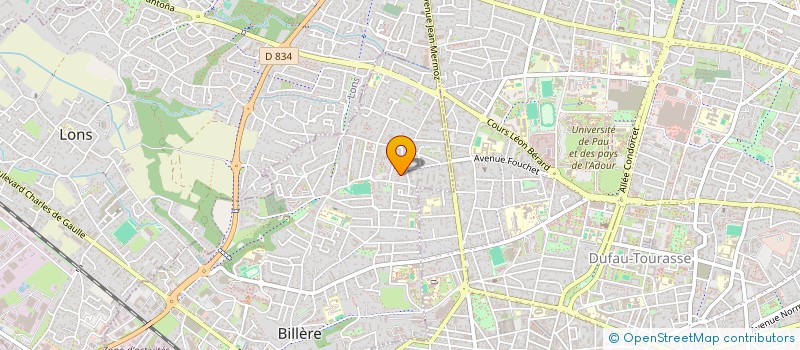 localisation de l'entreprise MADAME FLORENCE CARDE  BILLERE