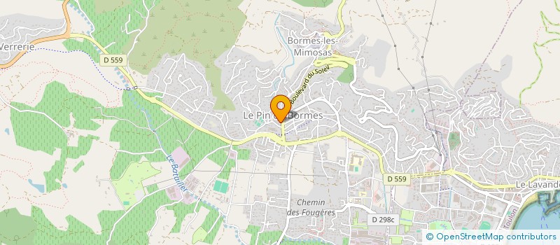 localisation de l'entreprise MADAME FLORENCE CARLE à BORMES-LES-MIMOSAS