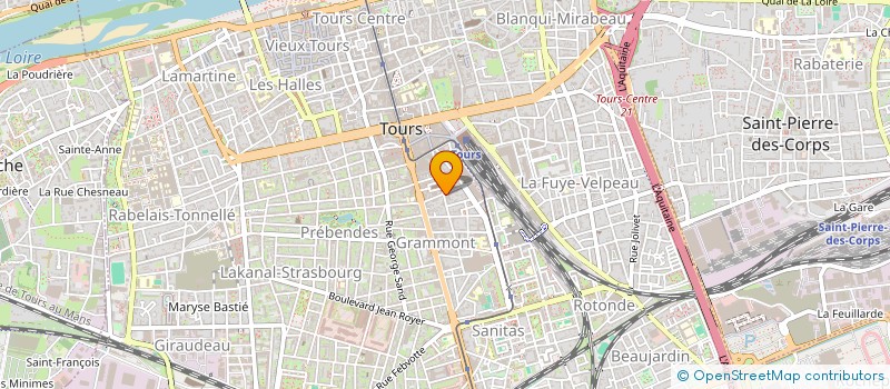 localisation de l'entreprise MADAME FLORENCE CARLE  TOURS