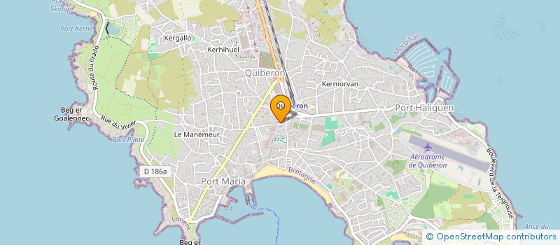 localisation de l'entreprise MADAME FLORENCE CARO  QUIBERON