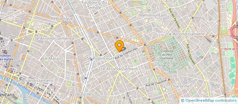 localisation de l'entreprise MADAME FLORENCE  CAROLINE CHALLINE  PARIS