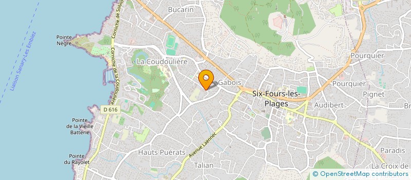 localisation de l'entreprise MADAME FLORENCE CARUSO à SIX-FOURS-LES-PLAGES