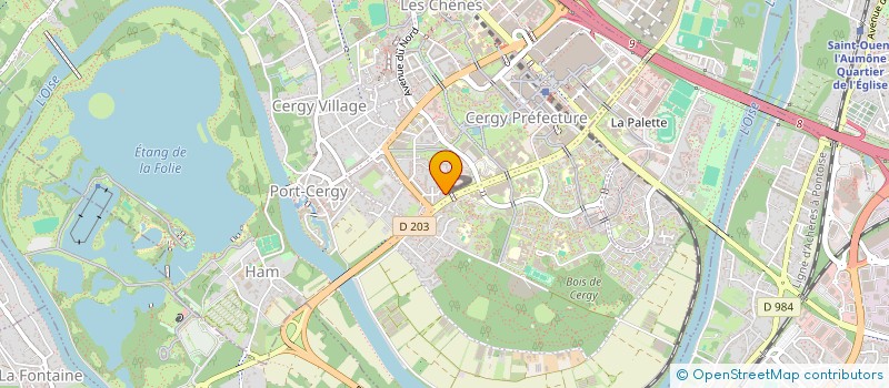 localisation de l'entreprise MADAME FLORENCE CARVALHO  PONTOISE