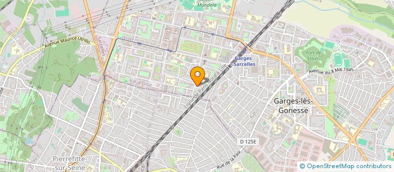 localisation de l'entreprise MADAME FLORENCE CASIMIR  SARCELLES